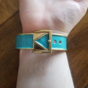 Belt-style cuff bracelet